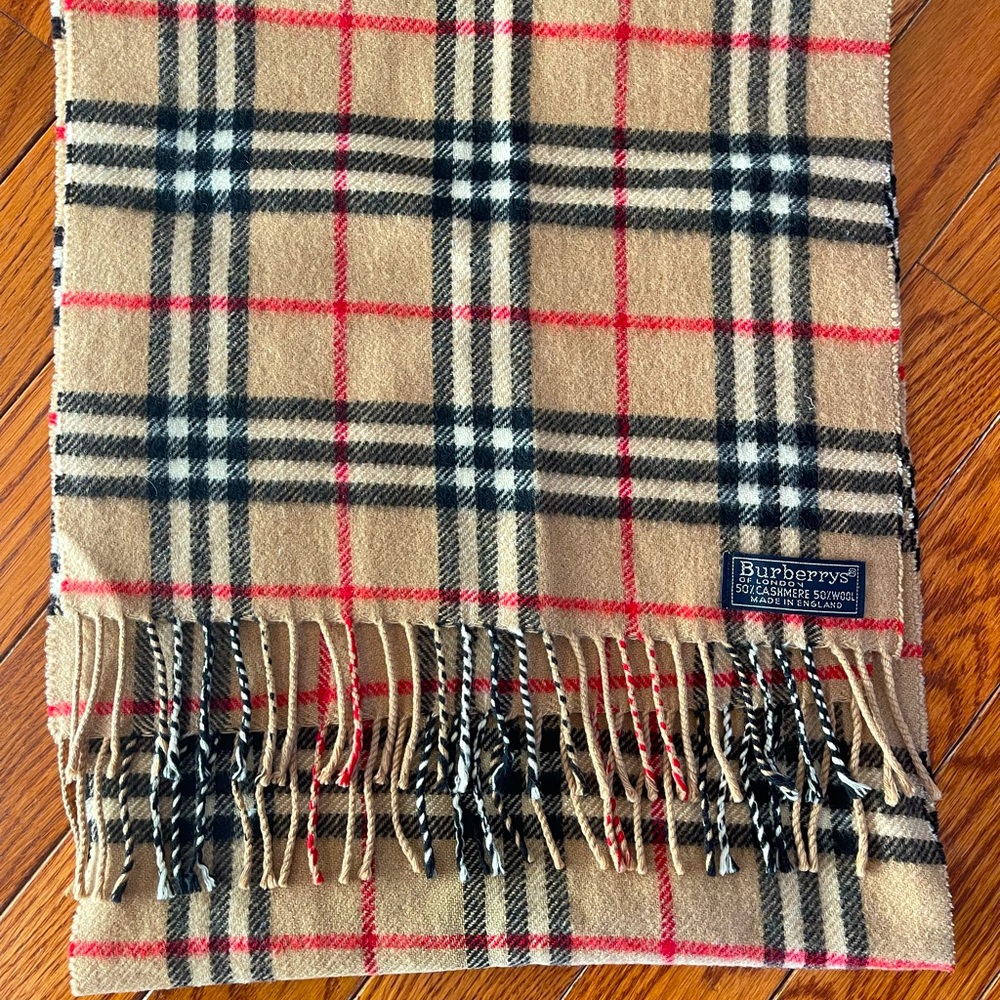 Vintage Burberry Scarf